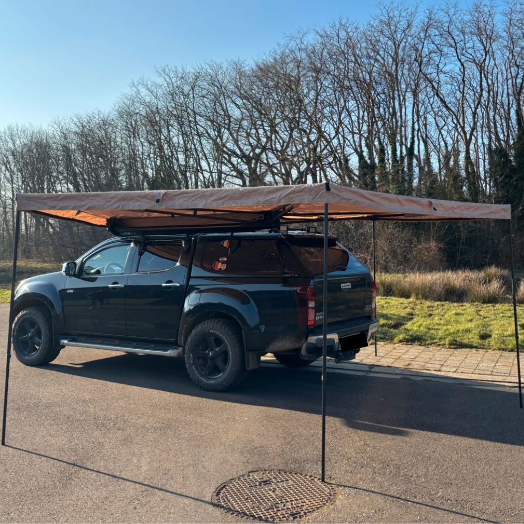 Awning 270 degree floating Foxwing / Batwing