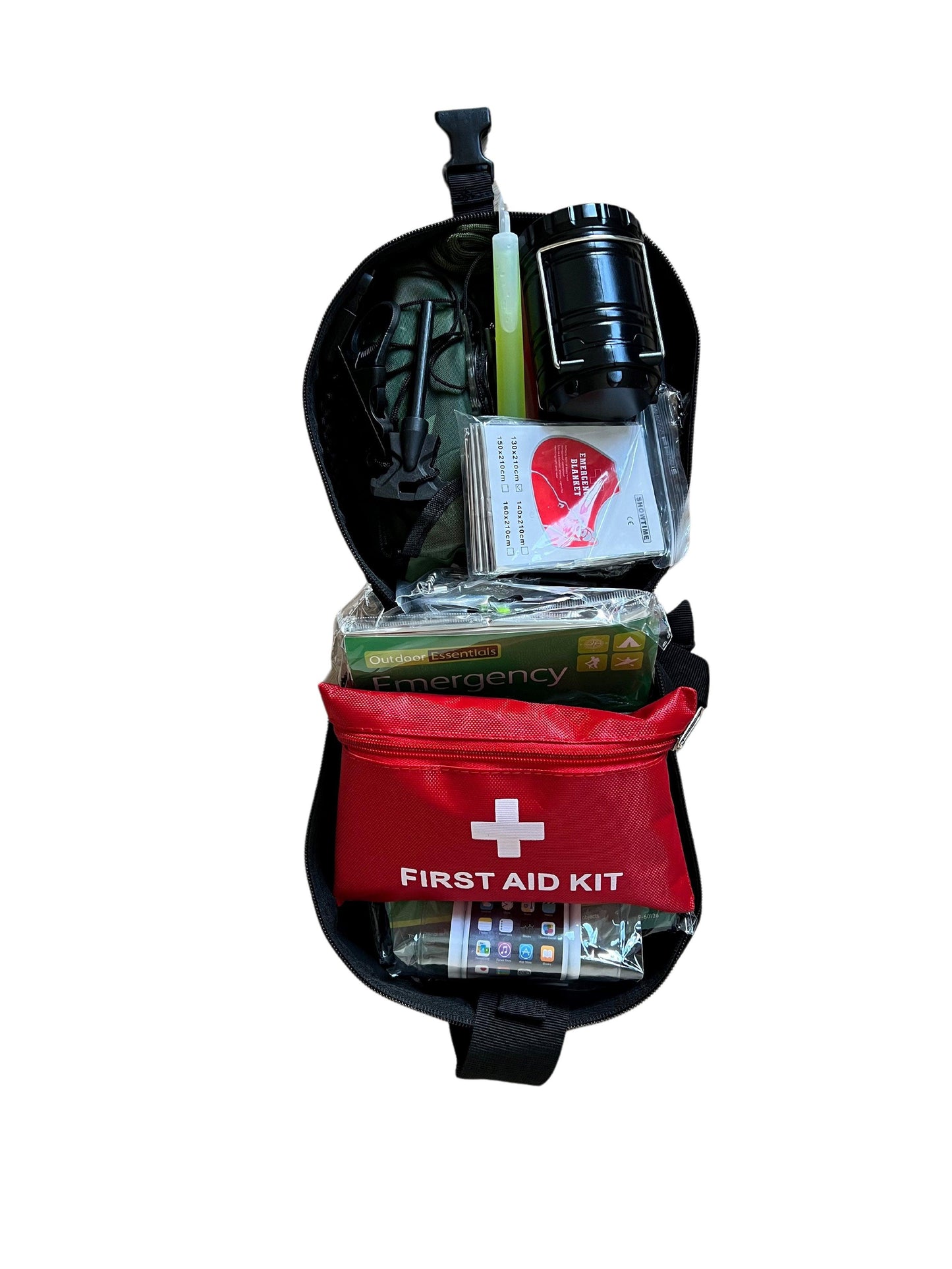Kampeer alles-in-1-pakket noodpakket voor onderweg - Sports & Outdoors