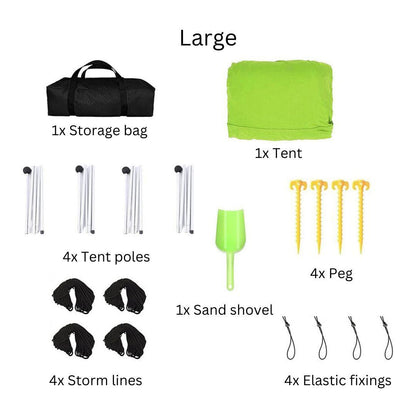 Strandtent zonnescherm partytent - Sports & Outdoors