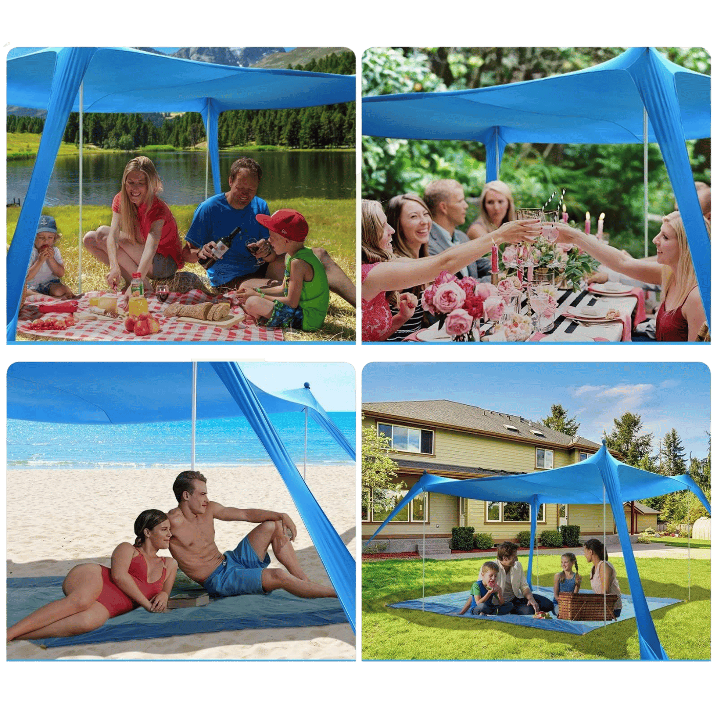 Strandtent zonnescherm partytent - Sports & Outdoors